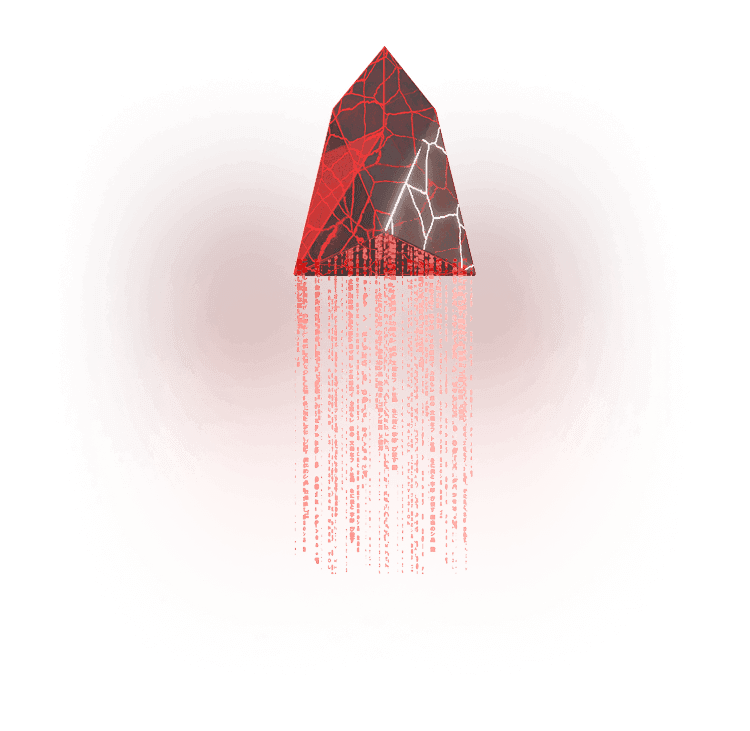 Red shard tall crystal image